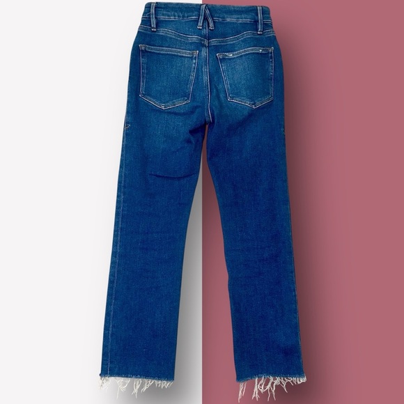 Good American ‘Good Legs Straight’ Jeans in “Indigo025” Wash Size 25 - Picture 12 of 16